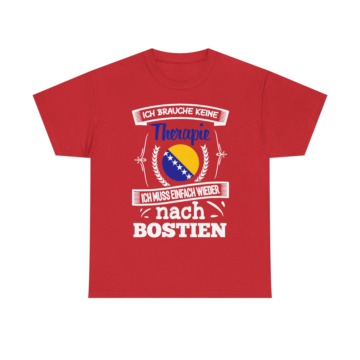 Bosnia Wappen Flagge Stolz Heimat Fußball fan Geschenkidee - Unisex T-Shirt