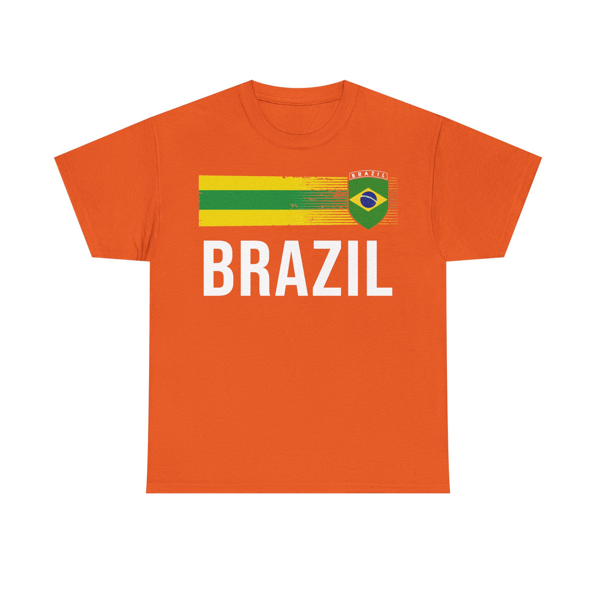 Brazil Brasilien Wappen Flagge Sport Fan Fußball Geschenkidee - Unisex T-Shirt