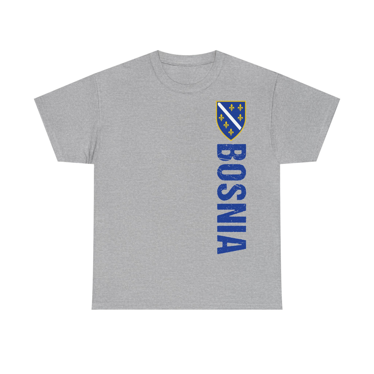 Bosnia escudo bandera orgullo patria aficionado al fútbol idea de regalo - Camiseta unisex