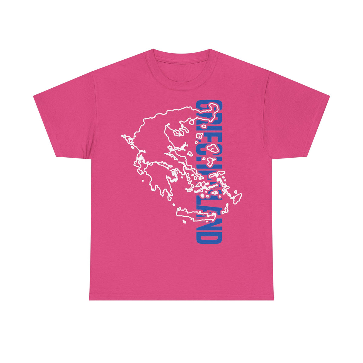 Greece Griechenland Flagge Wappen Heimat Fußball Sport Fan Geschenkidee - Unisex T-Shirt