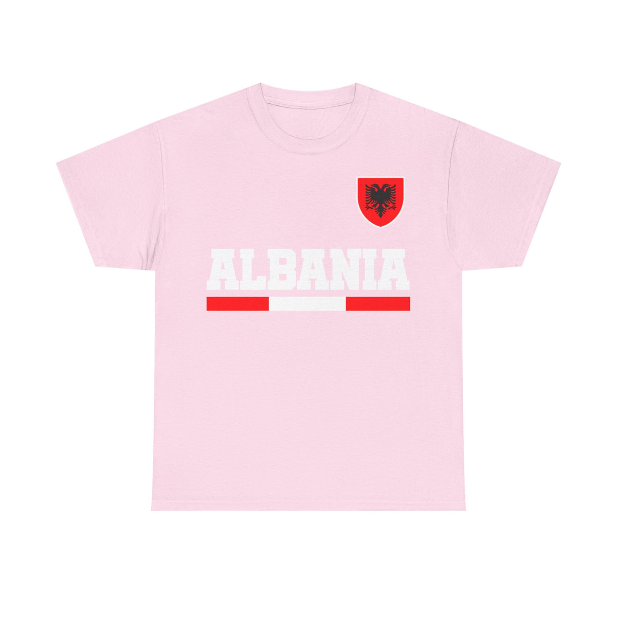 Camiseta unisex de Albania, escudo albanés, bandera, águila, fútbol, aficionado, deporte