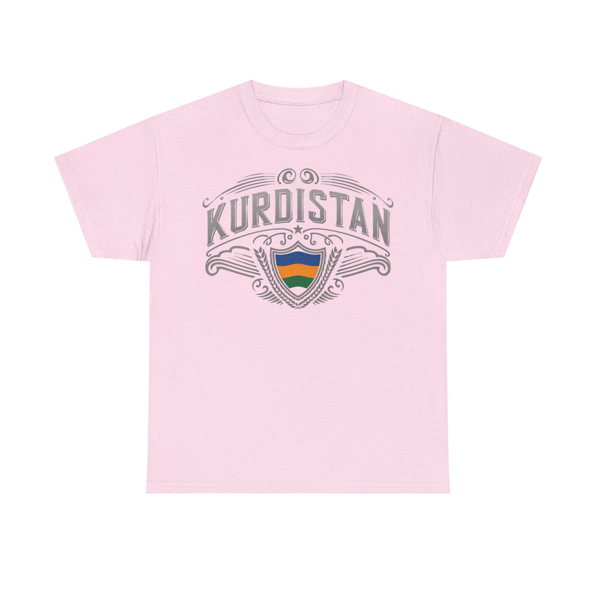 Camiseta unisex con escudo, bandera y regalo para los aficionados del Kurdistán: Azadi, patria