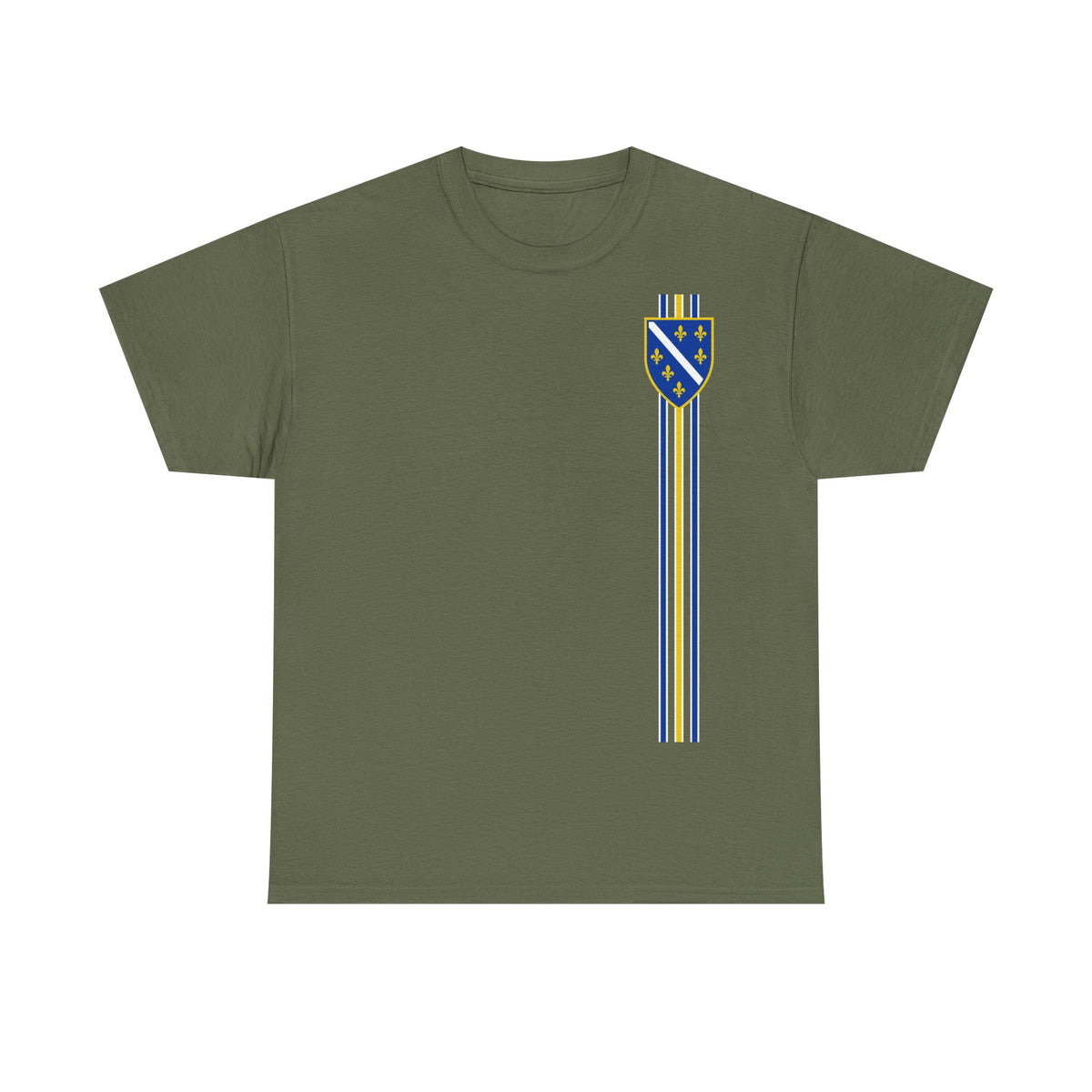 Bosnia Wappen Flagge Stolz Heimat Fußball fan Geschenkidee - Unisex T-Shirt