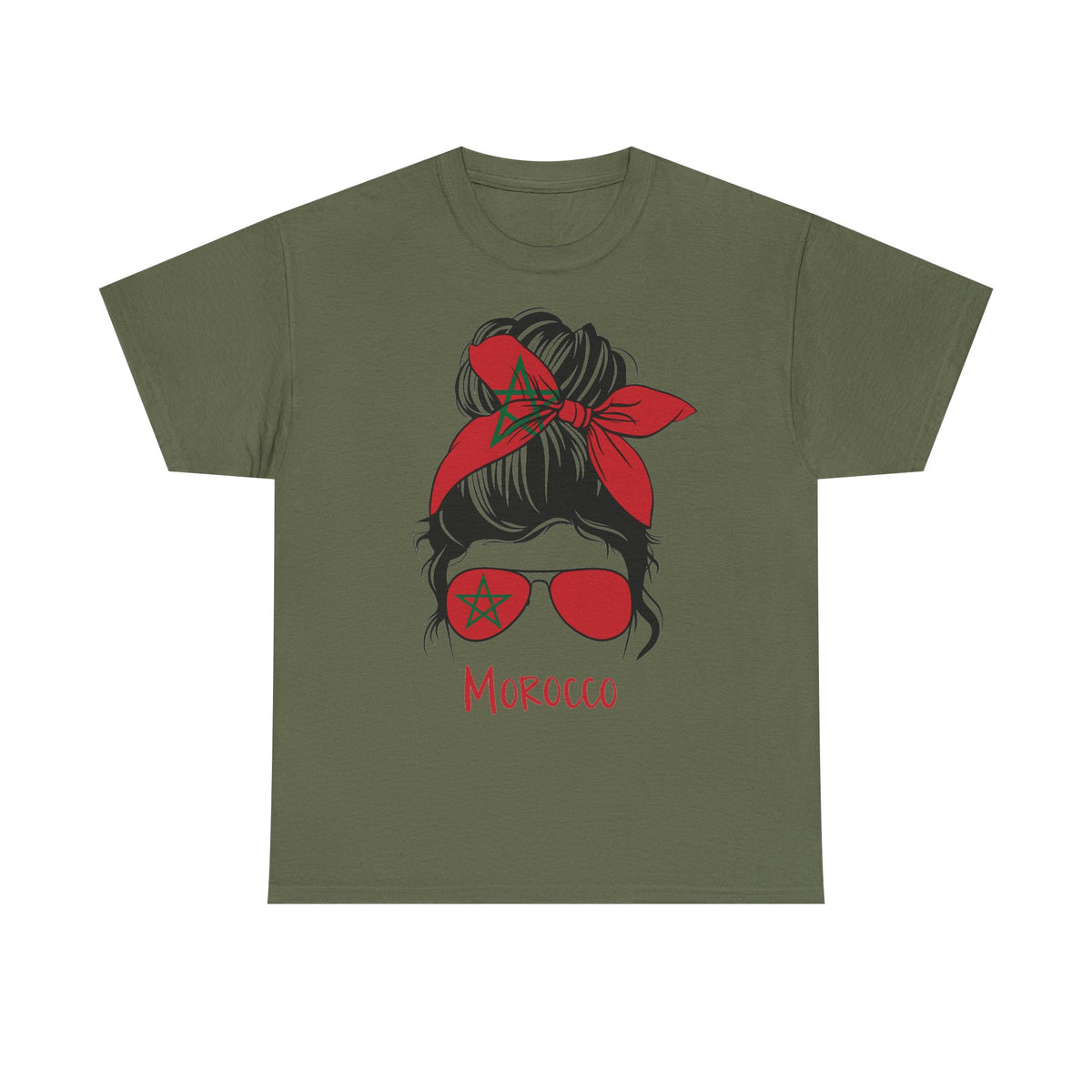 Marruecos Escudo Morocco Bandera Orgullo Fútbol Fan Deporte FIdea de regalo - Camiseta unisex