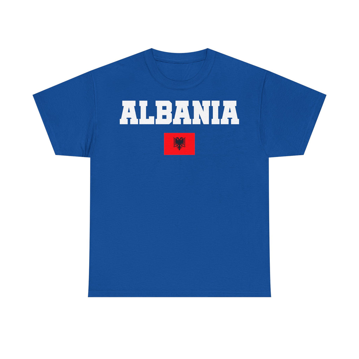 Albania Wappen Shqiptar Flagge Adler Fußball Fan Sport Unisex T Shirt