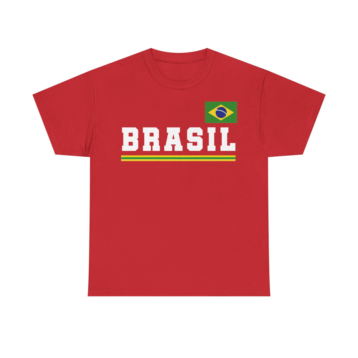 Brazil Brasilien Wappen Flagge Sport Fan Fußball Geschenkidee - Unisex T-Shirt