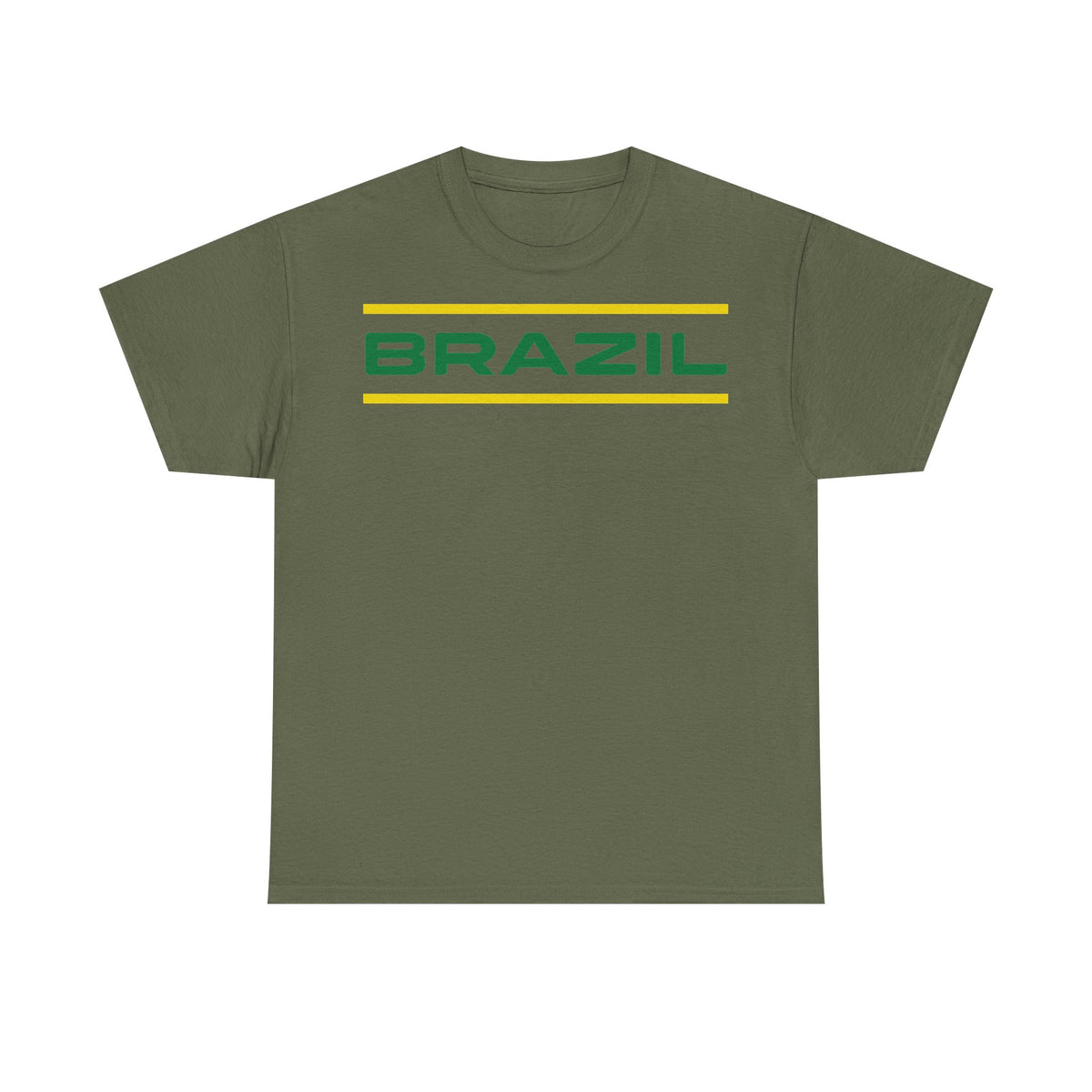 Brazil Brasilien Wappen Flagge Sport Fan Fußball Geschenkidee - Unisex T-Shirt