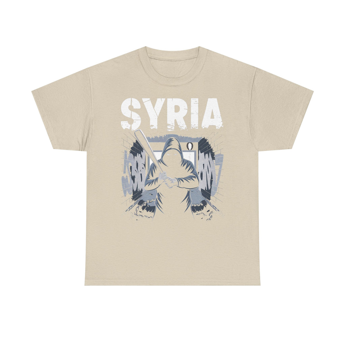 Syria Syrien Hooligan Wappen Flagge Heimat Sport Fußball Fan Geschenkidee - Unisex T-Shirt
