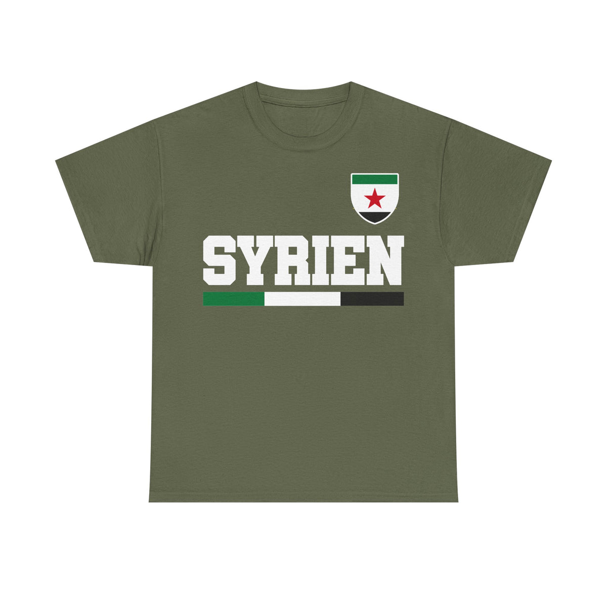 Syria Syrien Wappen Flagge Heimat Sport Fan Geschenkidee - Unisex T-Shirt
