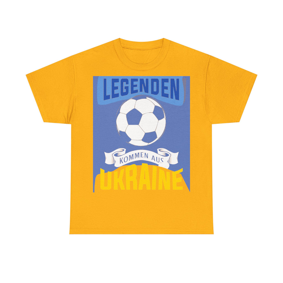 Bandera de Ucrania escudo idea de regalo afición al deporte moda vintage - Camiseta unisex