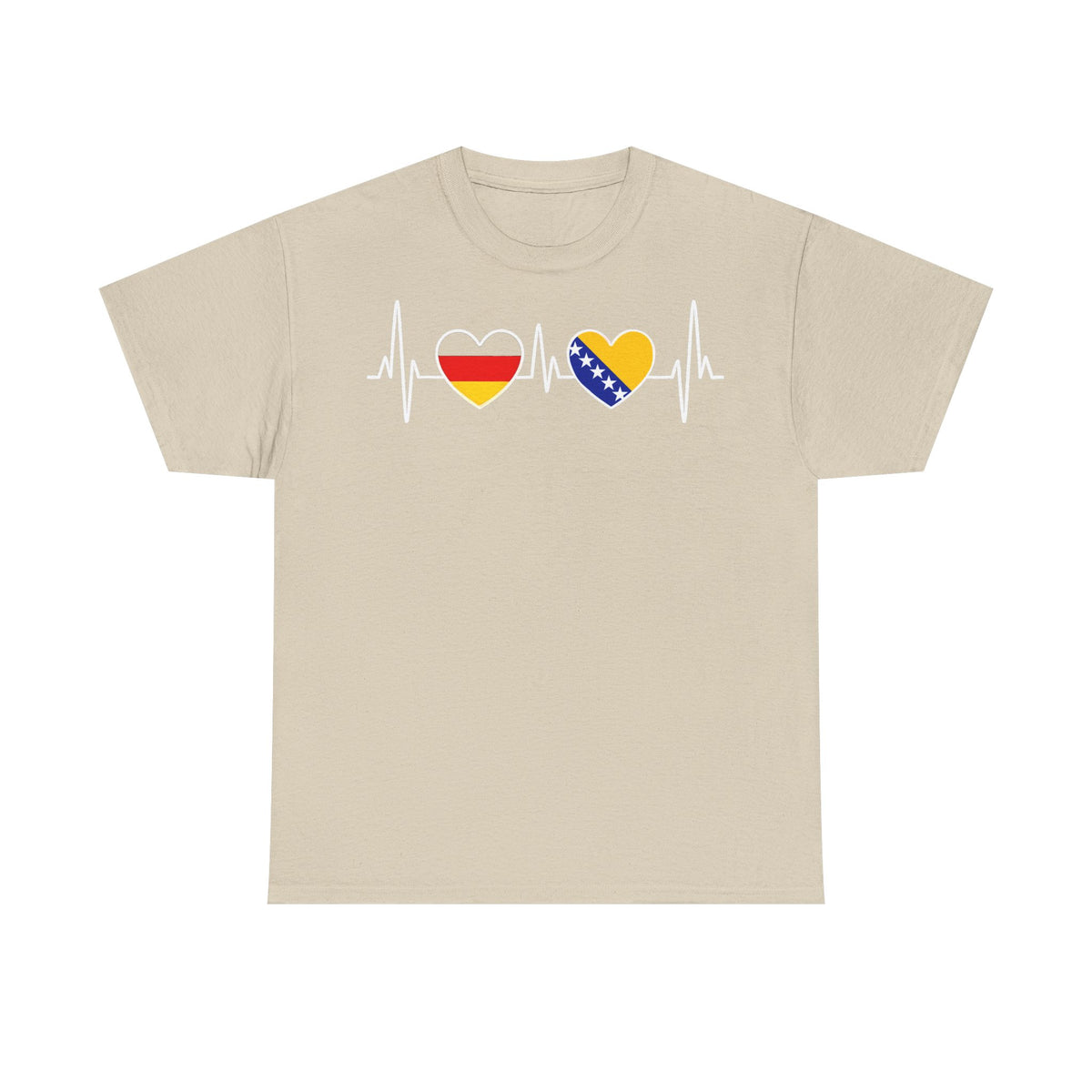 Bosnia Wappen Flagge Stolz Heimat Fußball fan Geschenkidee - Unisex T-Shirt