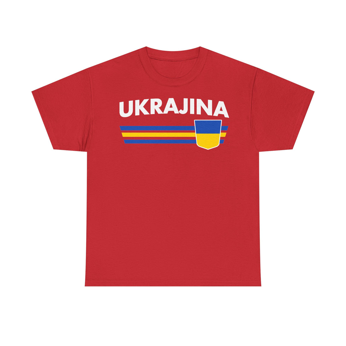 Bandiera e stemma dell'Ucraina Idea regalo Sport Tifoso Moda Vintage - T-shirt unisex