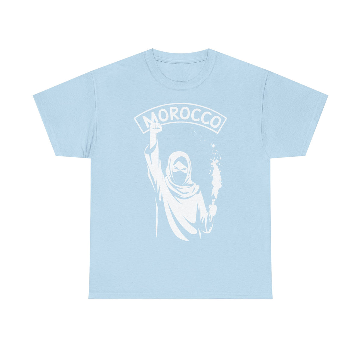Escudo de hooligan de Marruecos Bandera de Marruecos Fútbol Aficionado Deporte Idea de regalo - Camiseta unisex