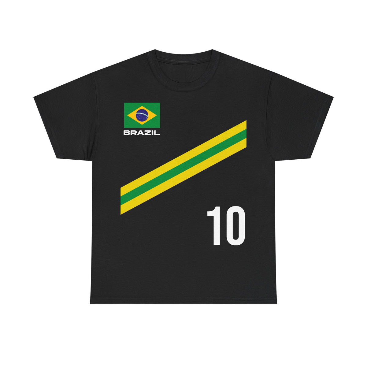 Brazil Brasilien Wappen Flagge Sport Fan Fußball Geschenkidee - Unisex T-Shirt