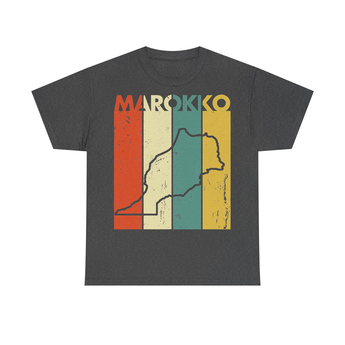 Marokko Wappen Morocco Flagge Stolz Fußball Fan Sport FGeschenkidee - Unisex T-Shirt
