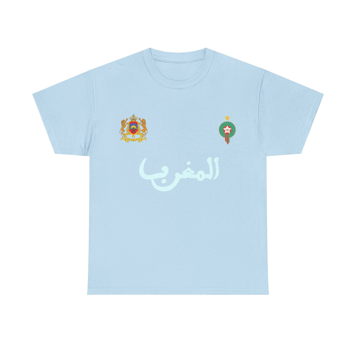 Marruecos Escudo Noble Bandera Street Art Fútbol Deporte Fan Idea de regalo - Camiseta unisex