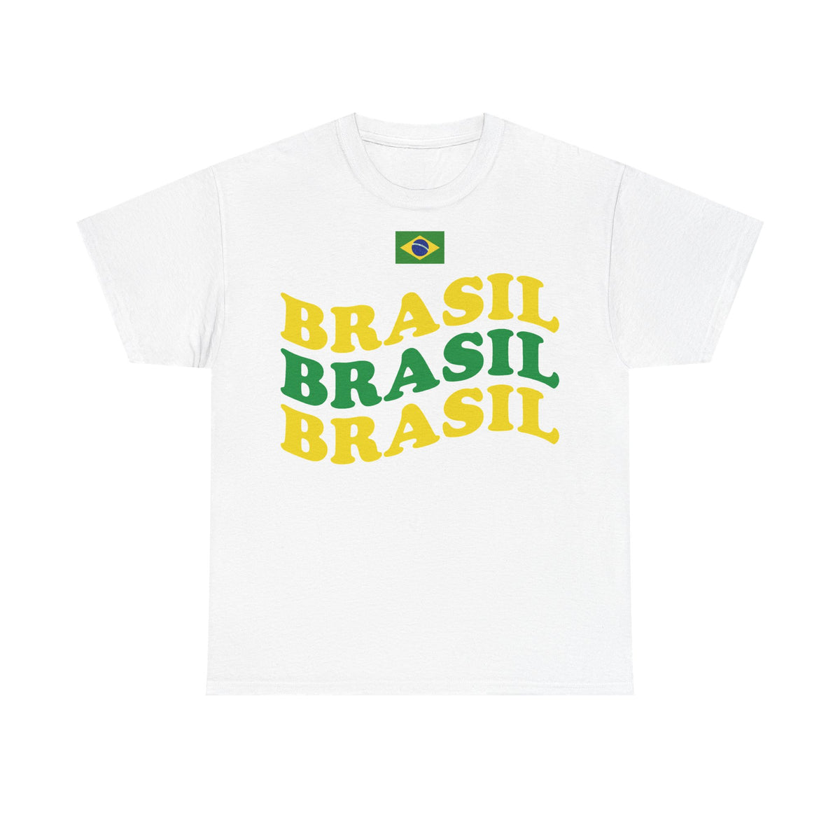 Brazil Brasilien Wappen Flagge Sport Fan Fußball Geschenkidee - Unisex T-Shirt