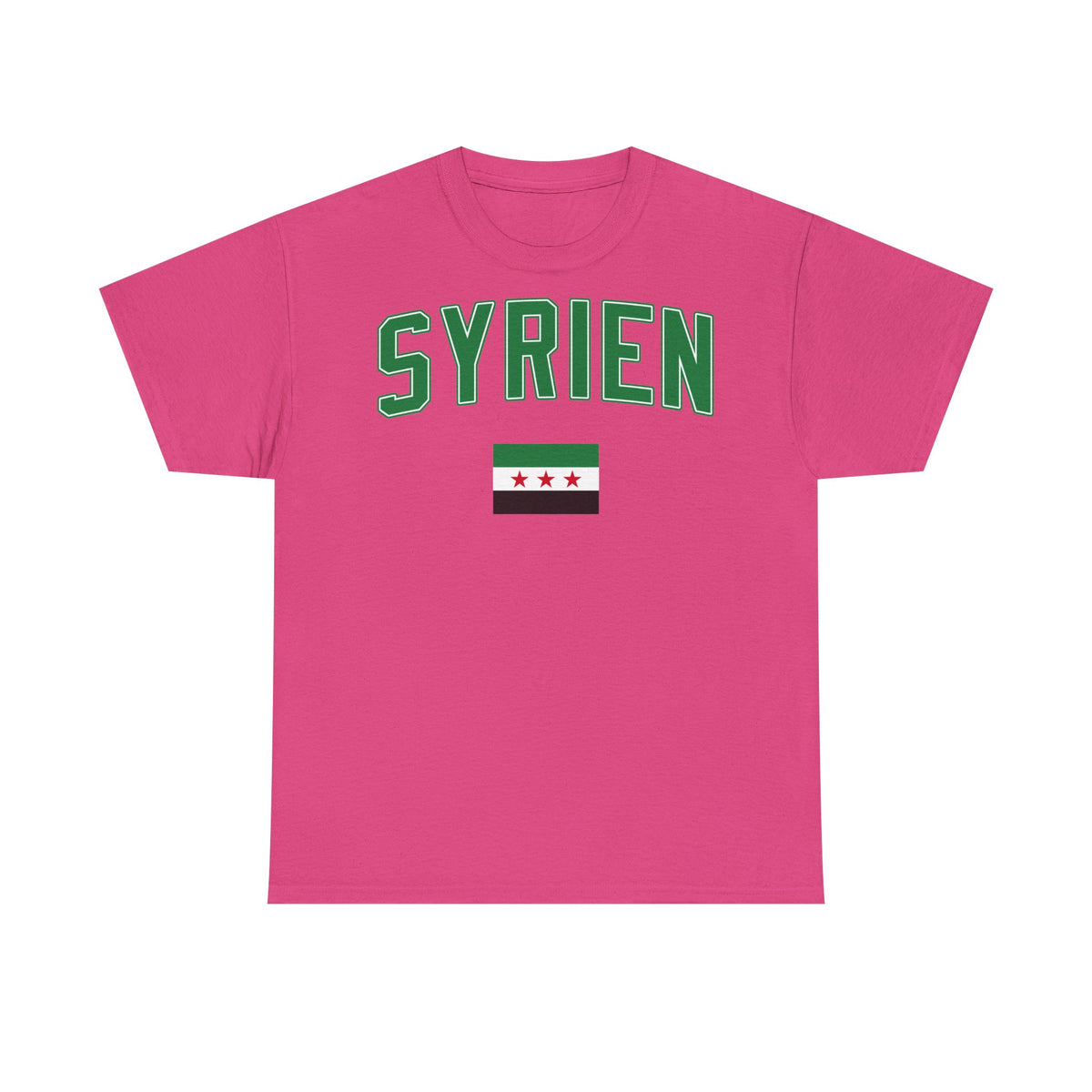 Syria Syrien Wappen Flagge Heimat Sport Fan Geschenkidee - Unisex T-Shirt