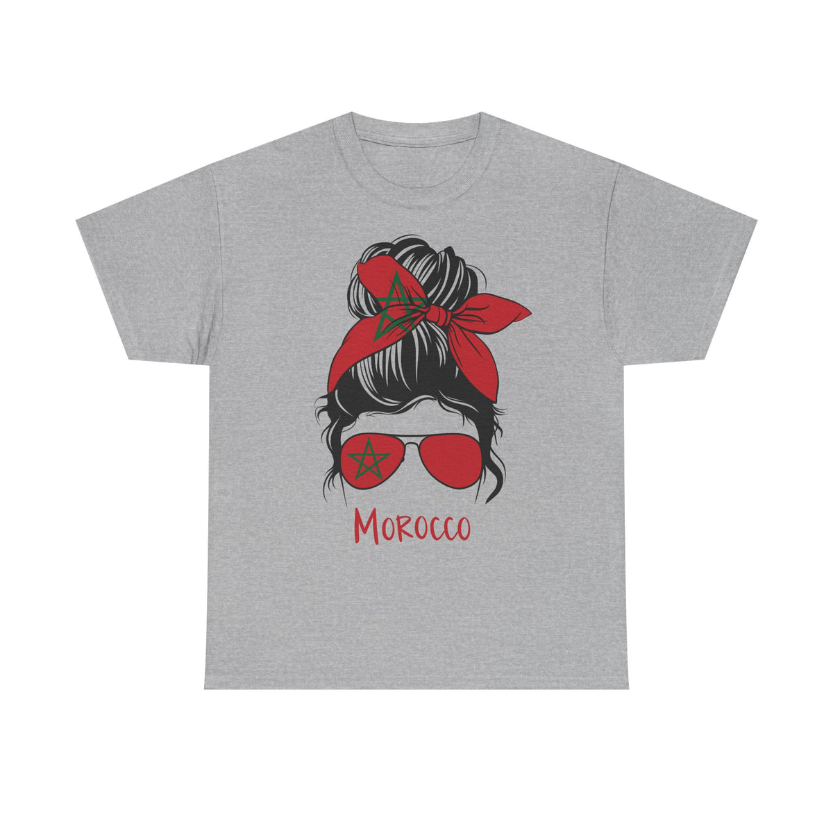 Marruecos Escudo Morocco Bandera Orgullo Fútbol Fan Deporte FIdea de regalo - Camiseta unisex
