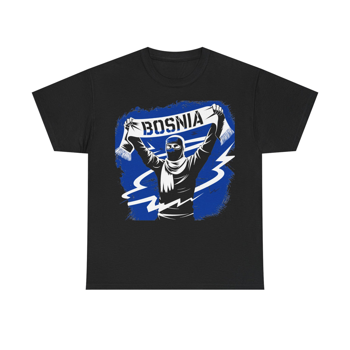 Bosnia escudo bandera orgullo patria aficionado al fútbol idea de regalo - Camiseta unisex