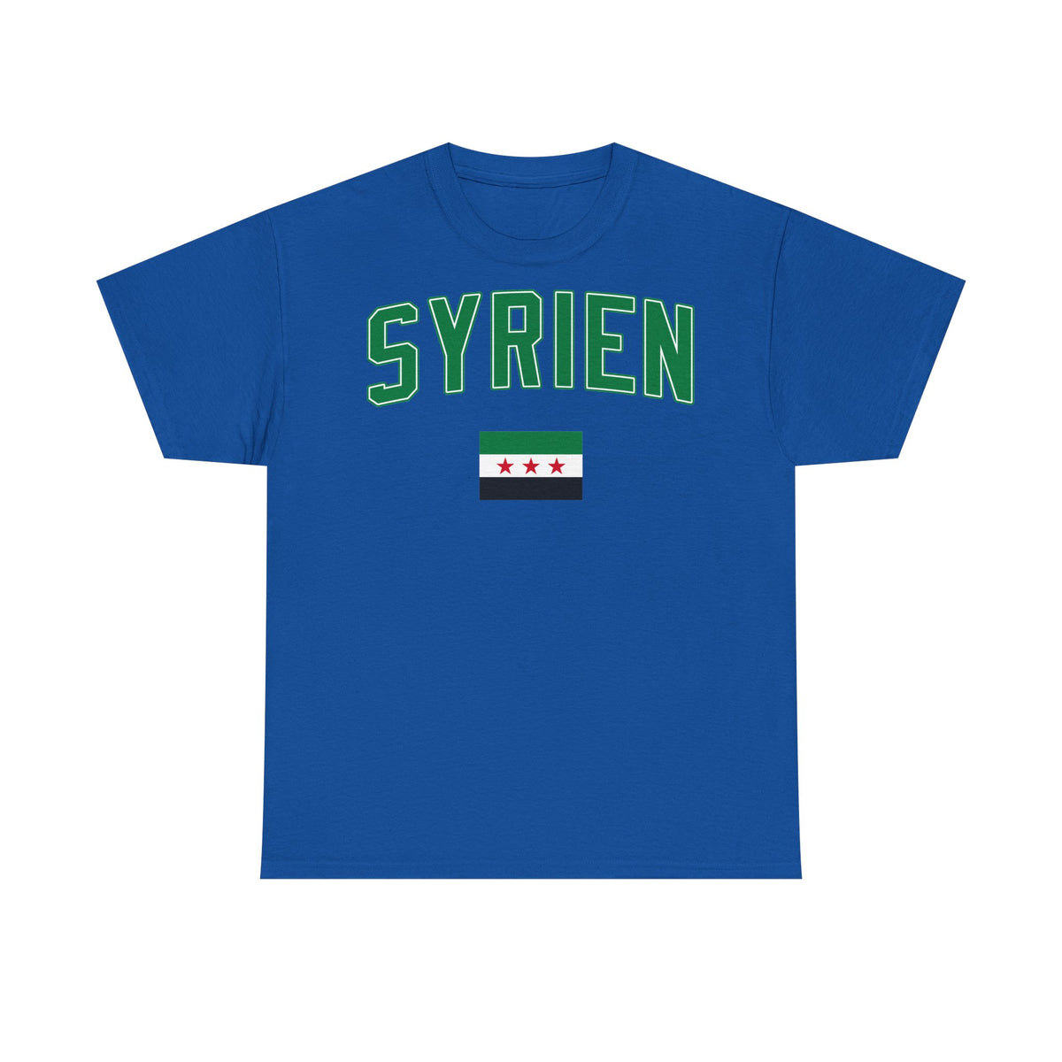 Syria Syrien Wappen Flagge Heimat Sport Fan Geschenkidee - Unisex T-Shirt