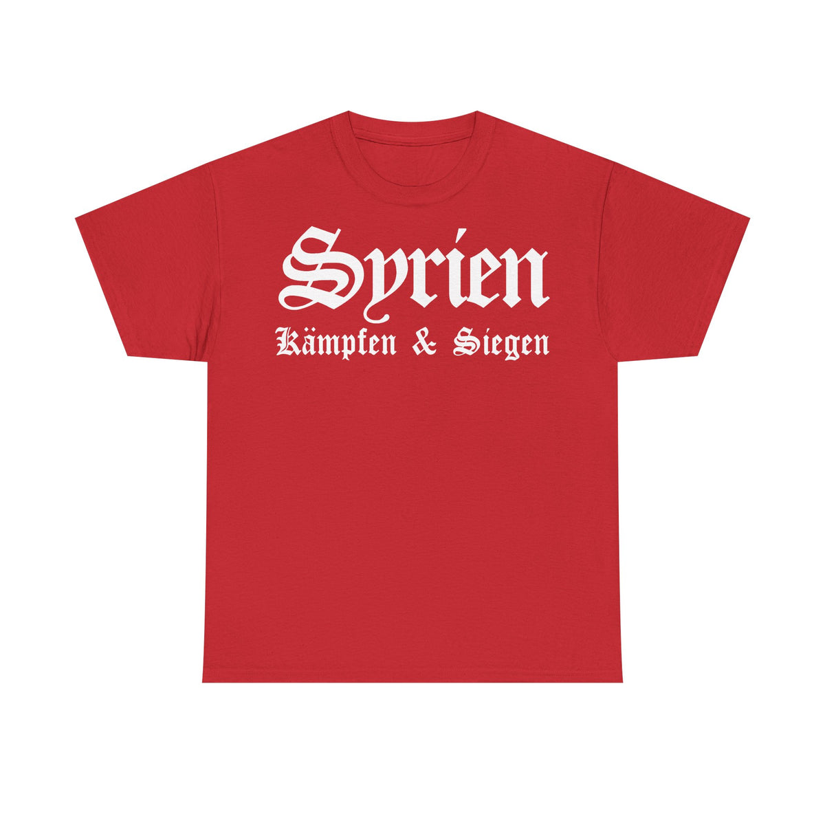 Syria Syrien Wappen Flagge Heimat Sport Fan Geschenkidee - Unisex T-Shirt