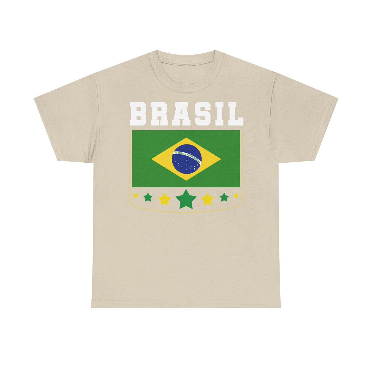 Brazil Brasilien Wappen Flagge Sport Fan Fußball Geschenkidee - Unisex T-Shirt