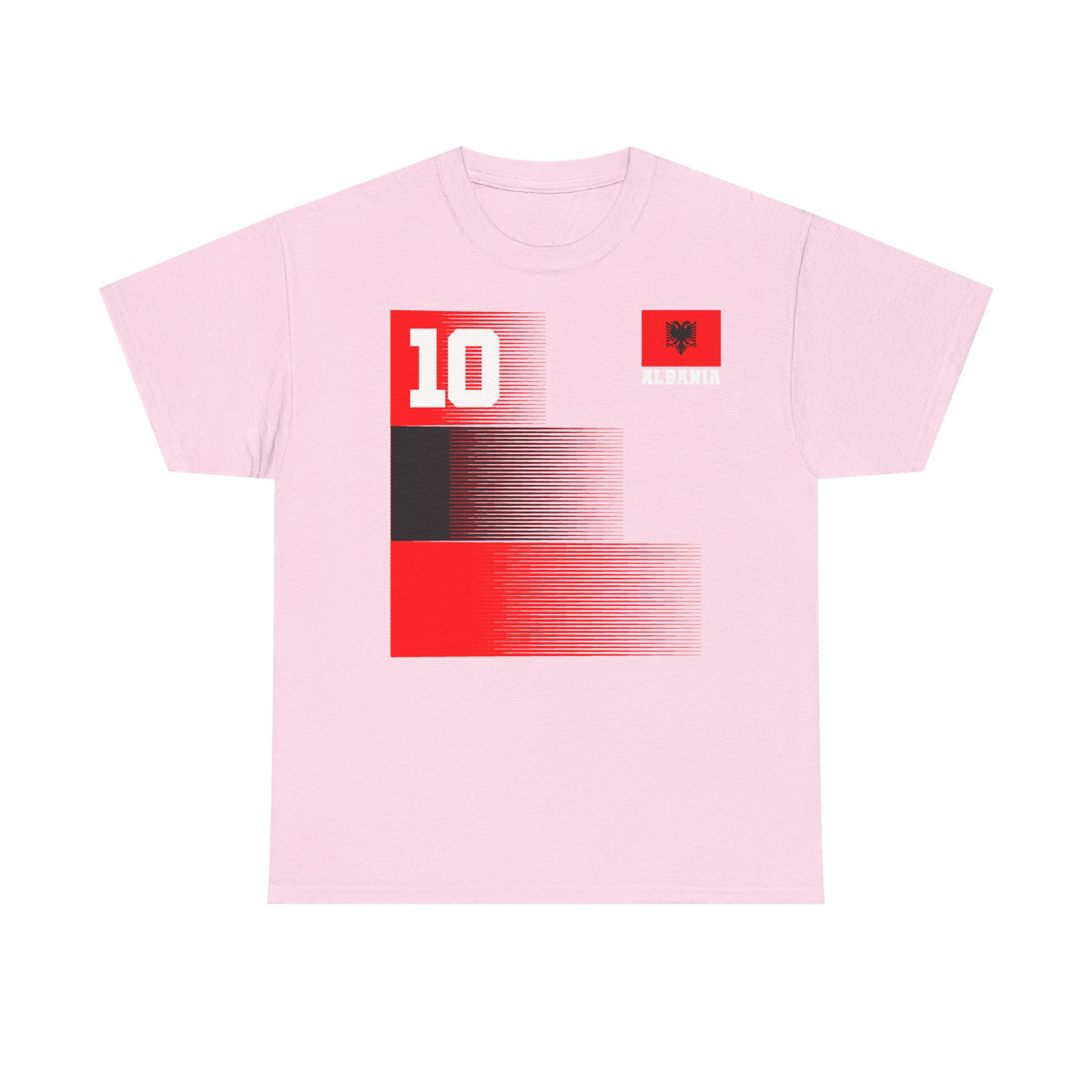 Camiseta unisex de Albania, escudo albanés, bandera, águila, fútbol, aficionado, deporte