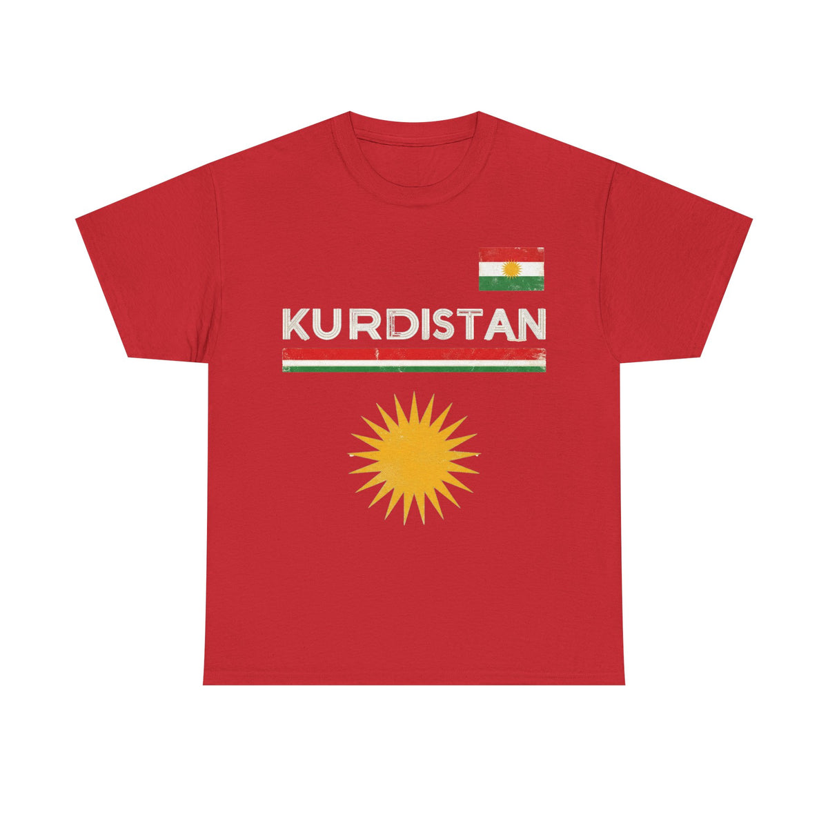 Kurdistan Sonne Street Urban Geschenkidee - Unisex T-Shirt