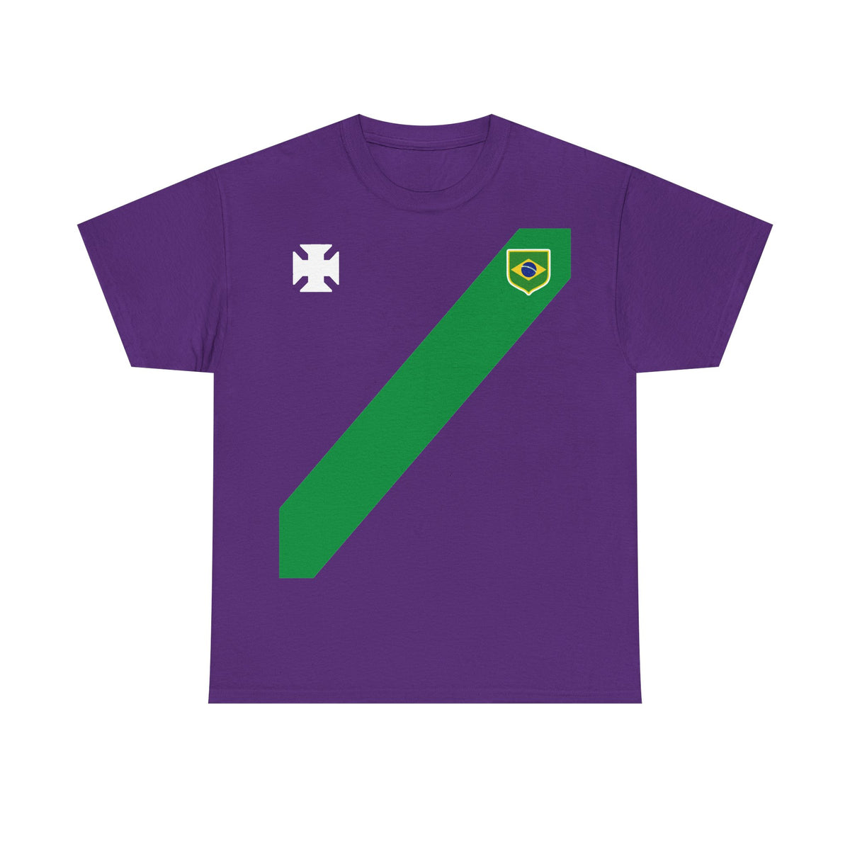 Brazil Brasilien Wappen Flagge Sport Fan Fußball Geschenkidee - Unisex T-Shirt