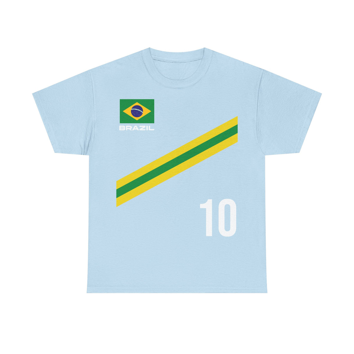 Brazil Brasilien Wappen Flagge Sport Fan Fußball Geschenkidee - Unisex T-Shirt