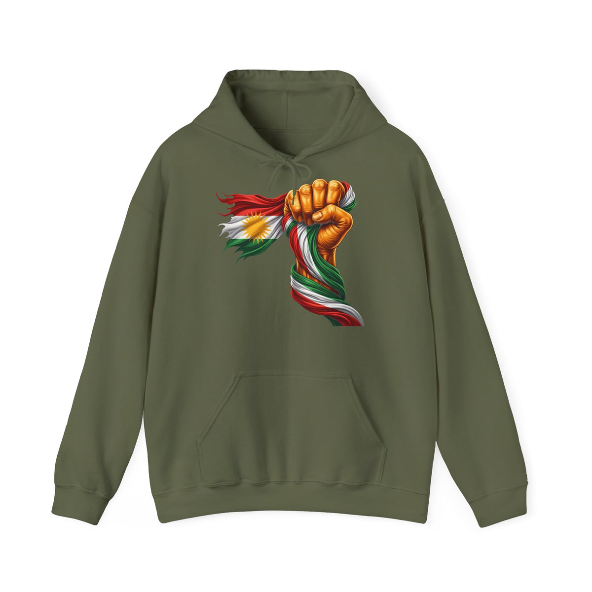 Kurdistan Power Azadi Flagge Geschenkidee - Unisex Hoodie