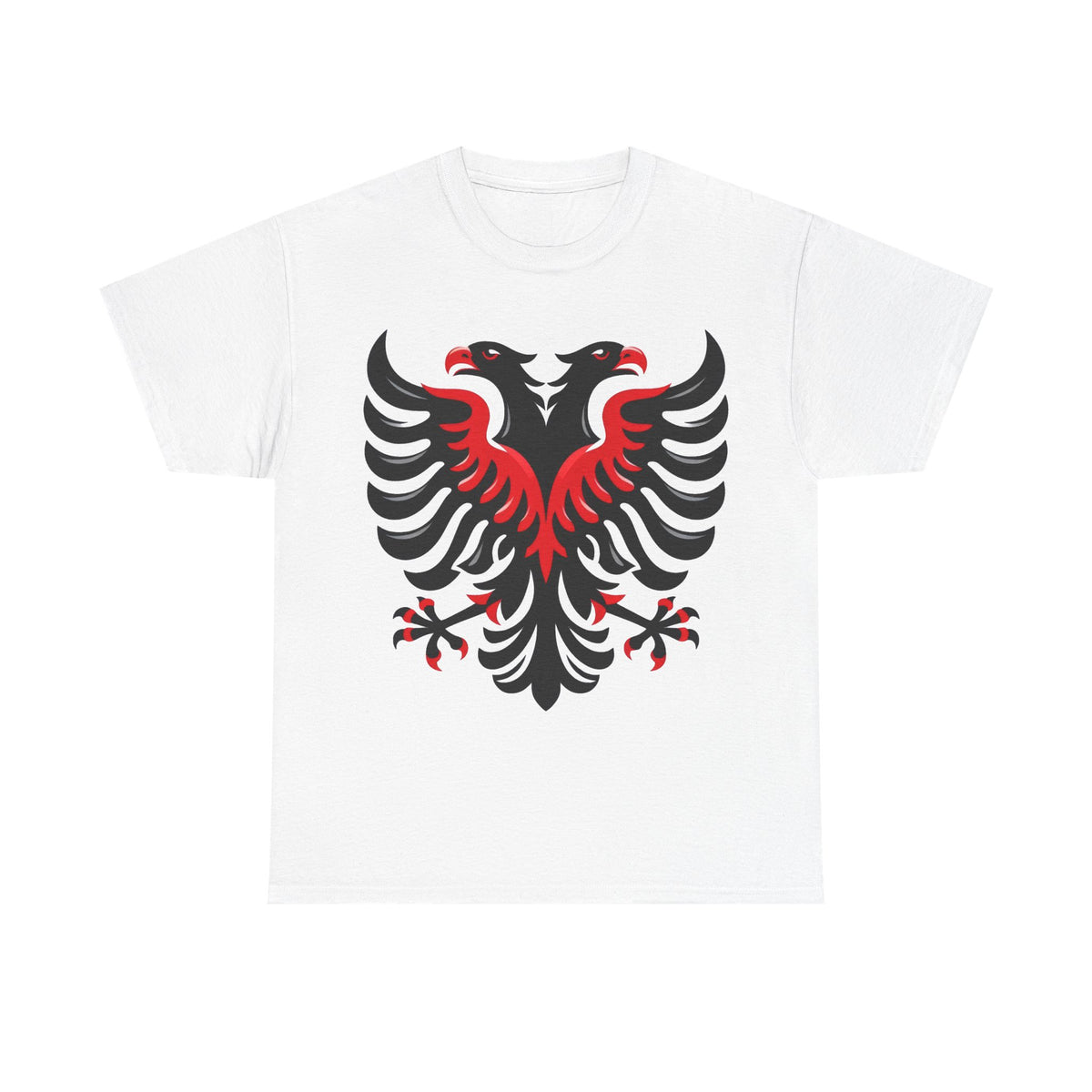 Albania Kosovo Doppeladler Flagge Geschenkidee - Unisex T-Shirt