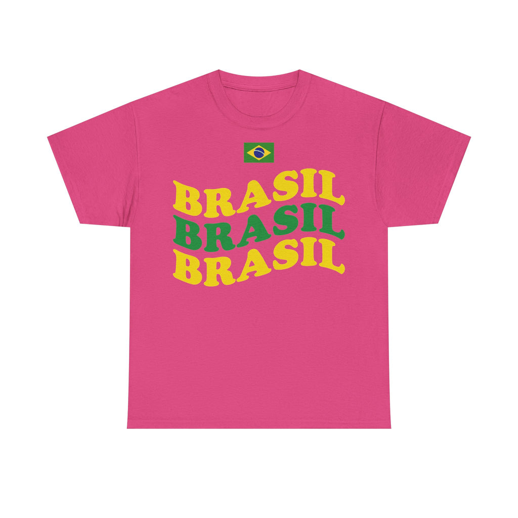 Brazil Brasilien Wappen Flagge Sport Fan Fußball Geschenkidee - Unisex T-Shirt