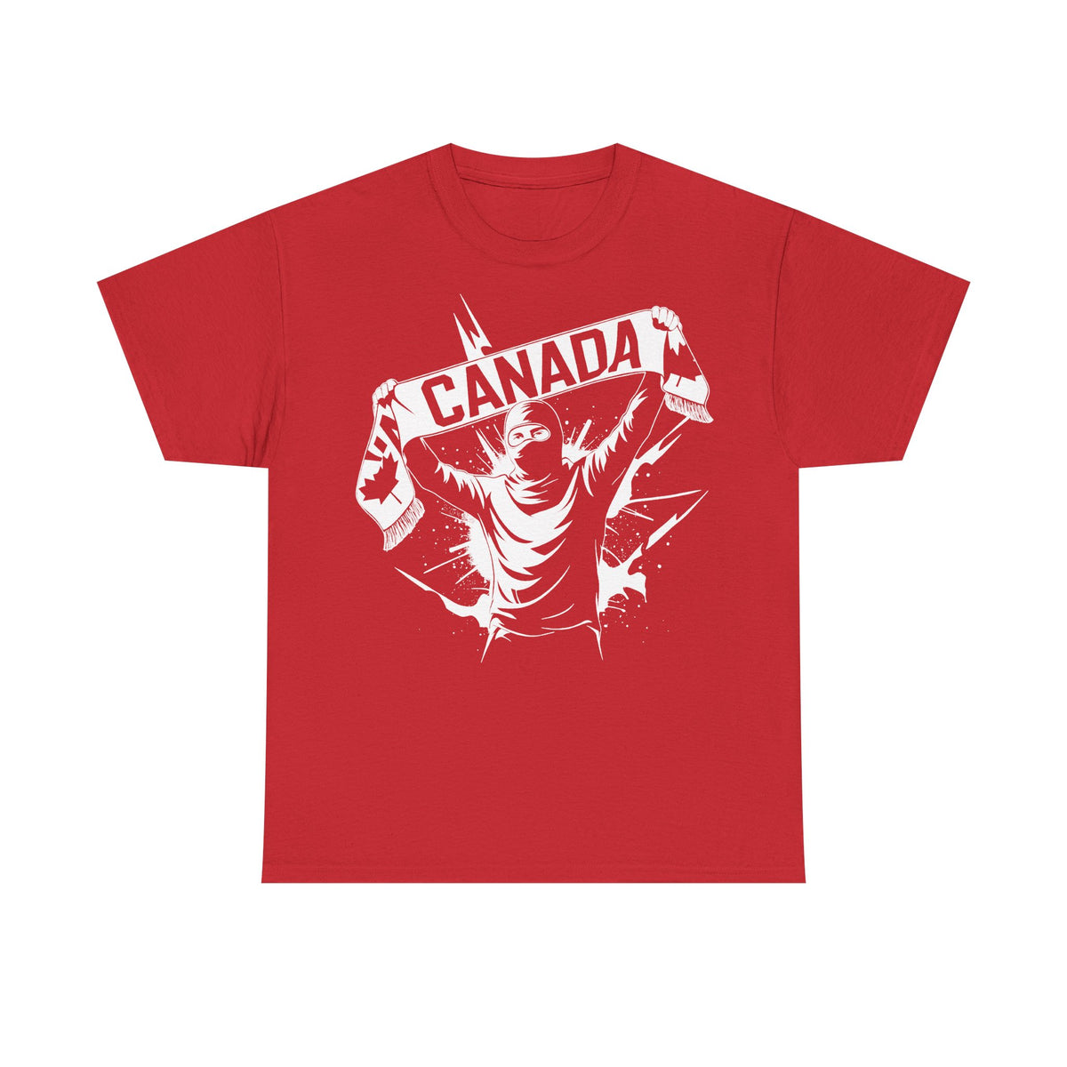 Canada Kanada Hooligan Wappen Flagge Fan Sport Fußball Geschenkidee - Unisey T-Shirt