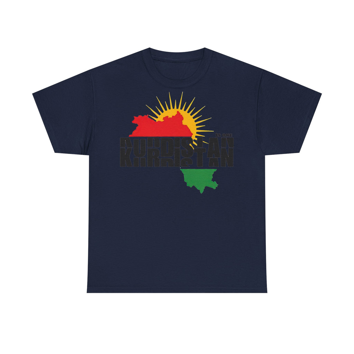 Kurdistan Sonne Flagge Azadi Newroz - Unisex T-shirt
