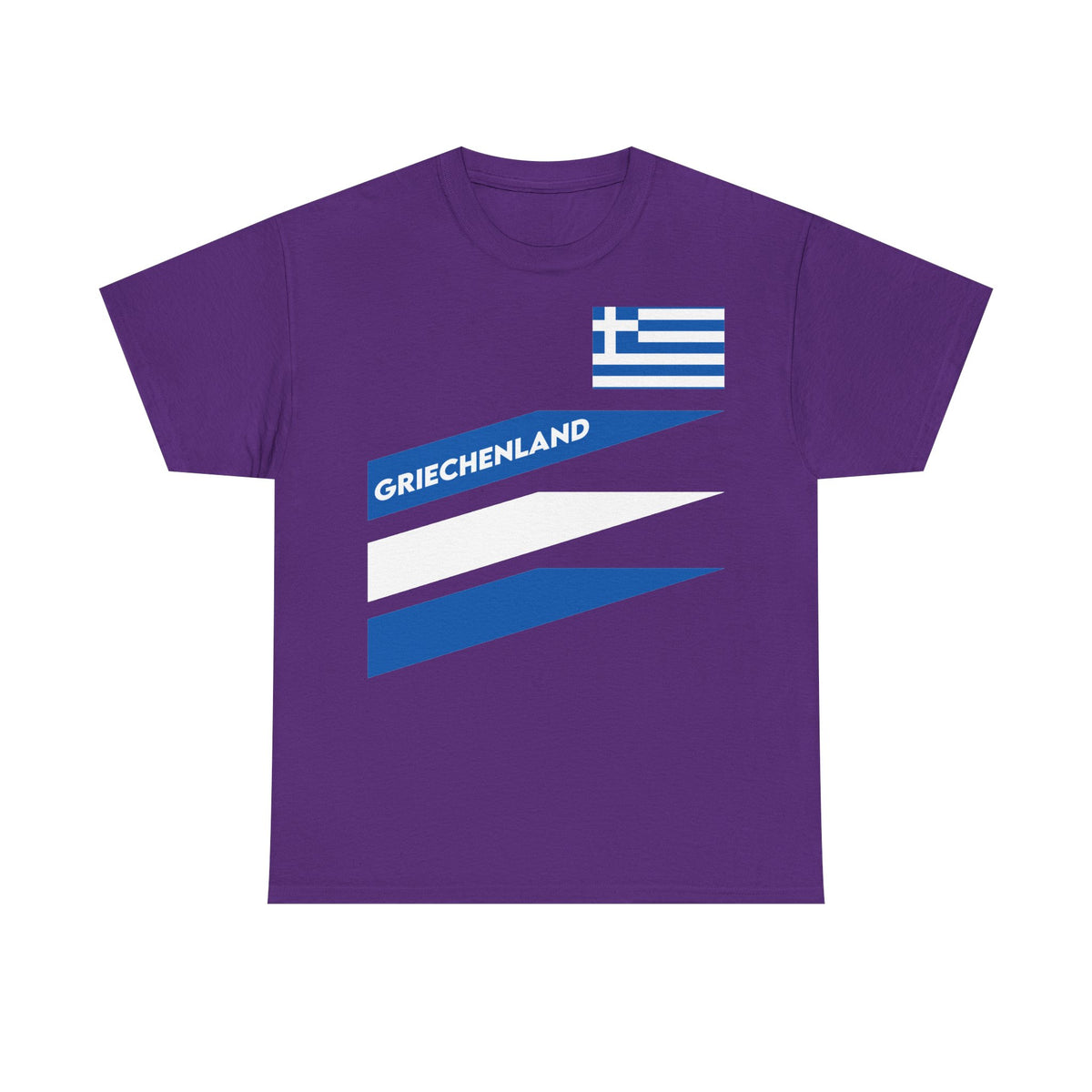 Grecia Grecia Bandera Escudo Patria Fútbol Deporte Aficionado Idea de regalo - Camiseta unisex