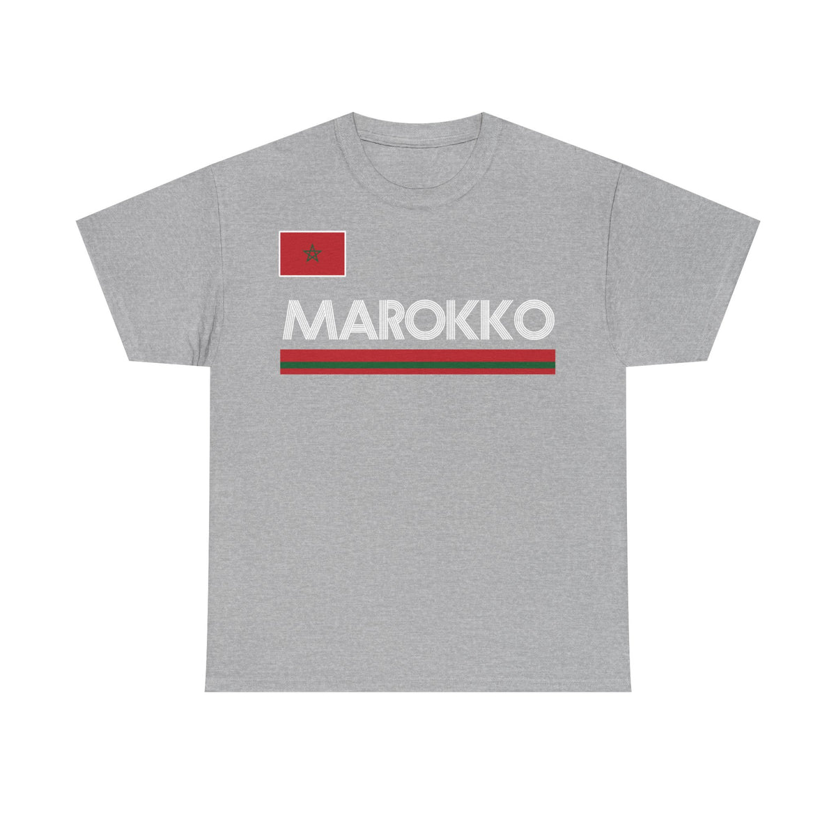 Marruecos Escudo Morocco Bandera Orgullo Fútbol Fan Deporte FIdea de regalo - Camiseta unisex