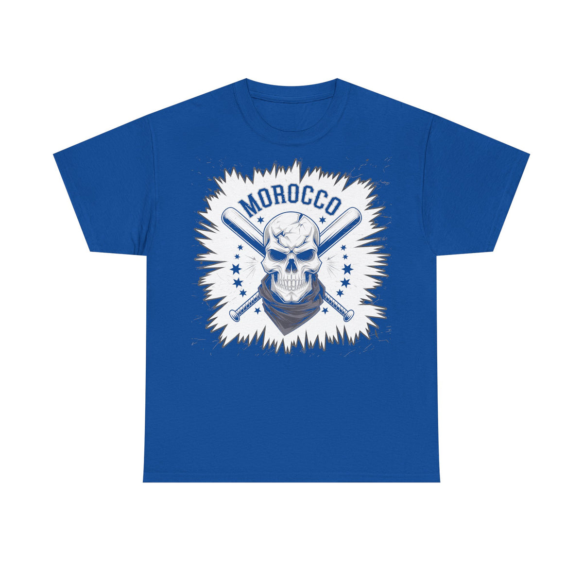 Escudo de hooligan de Marruecos Bandera de Marruecos Fútbol Aficionado Deporte Idea de regalo - Camiseta unisex