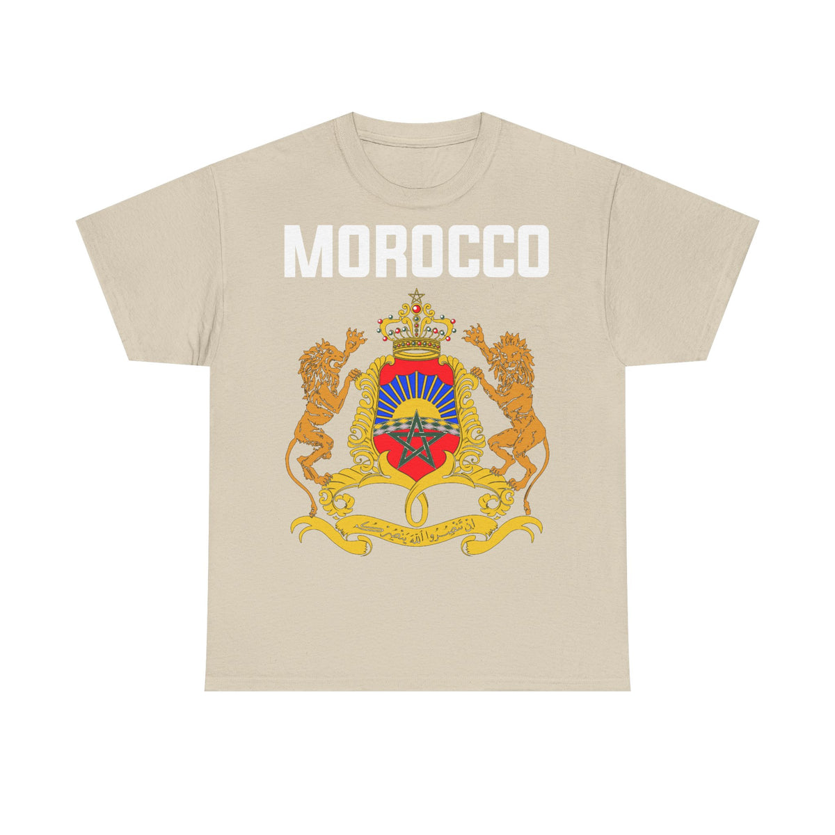 Marruecos Escudo Morocco Bandera Orgullo Fútbol Fan Deporte FIdea de regalo - Camiseta unisex