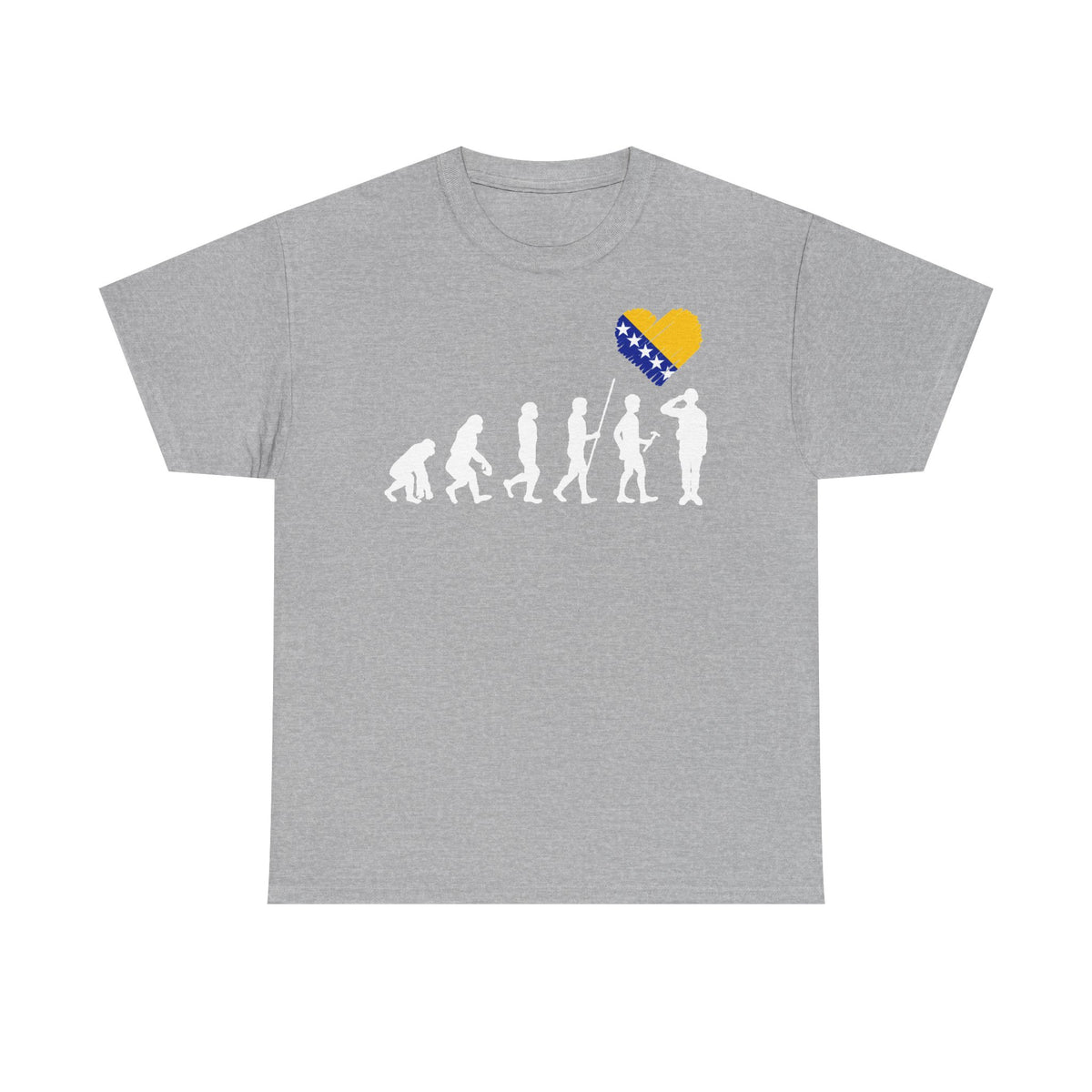 Bosnia escudo bandera orgullo patria aficionado al fútbol idea de regalo - Camiseta unisex