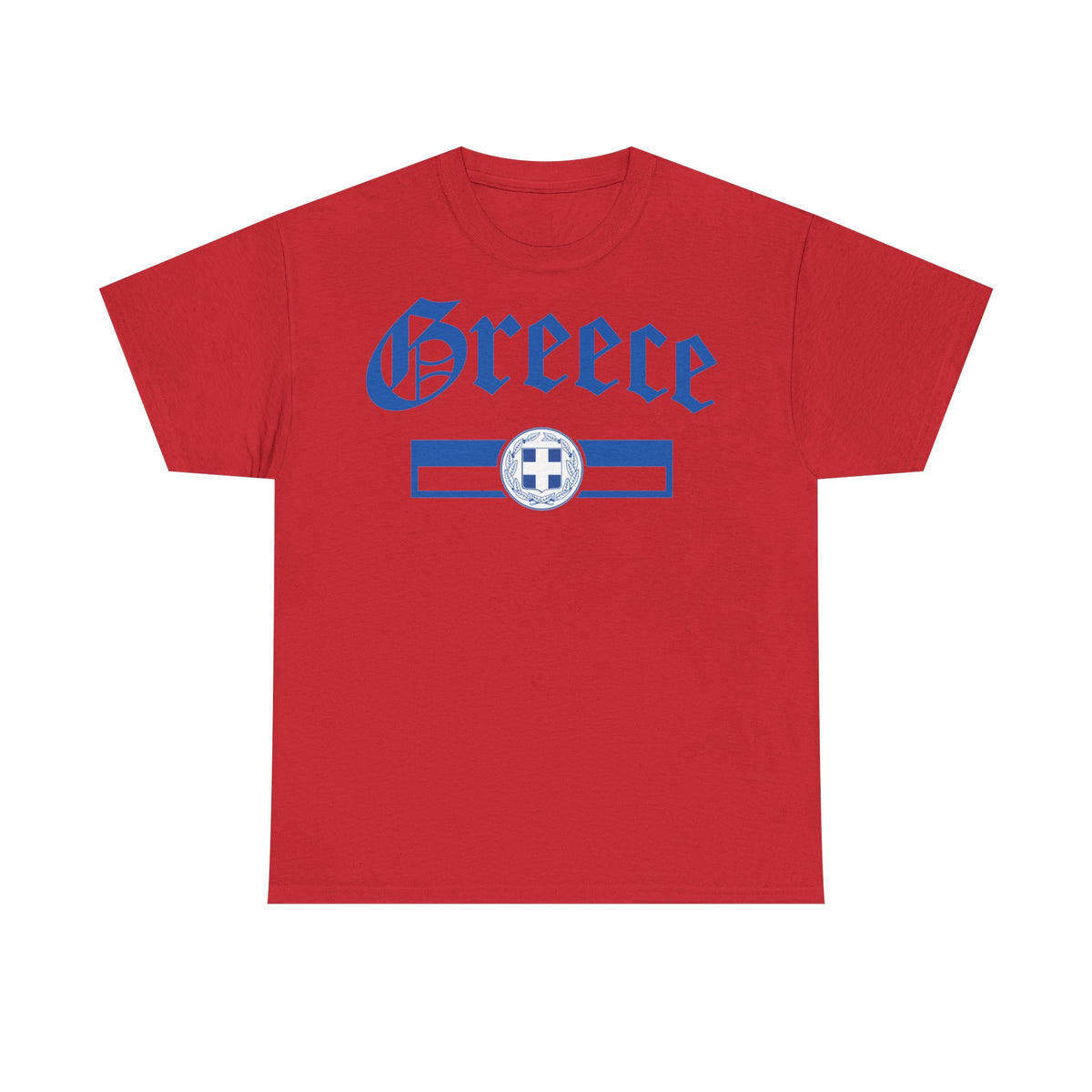 Grecia Grecia Bandera Escudo Patria Fútbol Deporte Aficionado Idea de regalo - Camiseta unisex