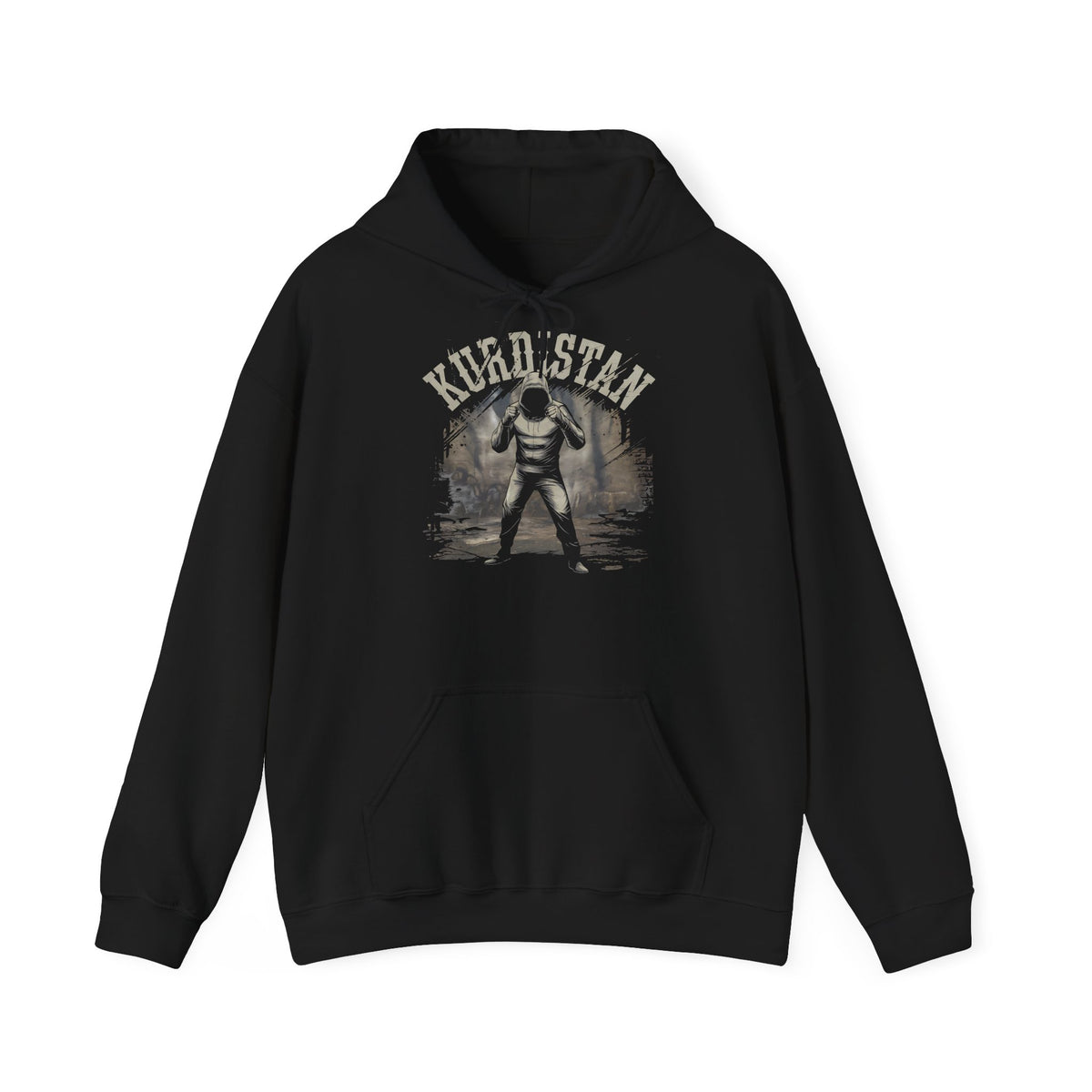 Kurdistan hooligan patria orgoglio stemma bandiera sport calcio tifoso regalo - Felpa con cappuccio unisex