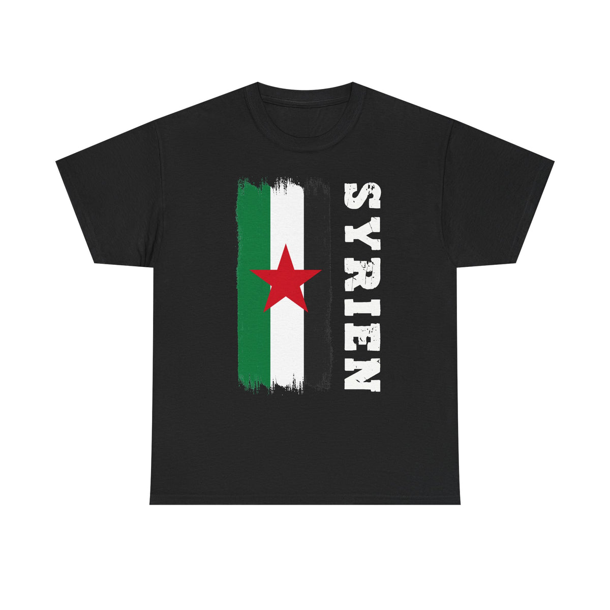 Syria Syrien Wappen Flagge Heimat Sport Fan Geschenkidee - Unisex T-Shirt
