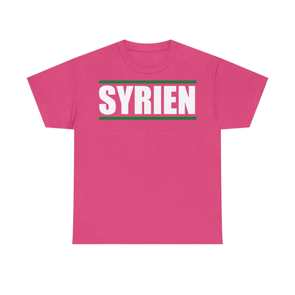 Syria Syrien Wappen Flagge Heimat Sport Fan Geschenkidee - Unisex T-Shirt