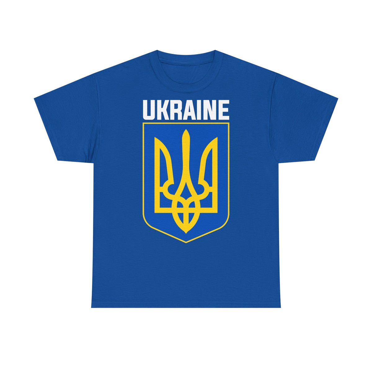 Bandiera e stemma dell'Ucraina Idea regalo Sport Tifoso Moda Vintage - T-shirt unisex