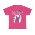 Greece Griechenland Hooligan Flagge Wappen Heimat Fußball Sport Fan Geschenkidee - Unisex T-Shirt
