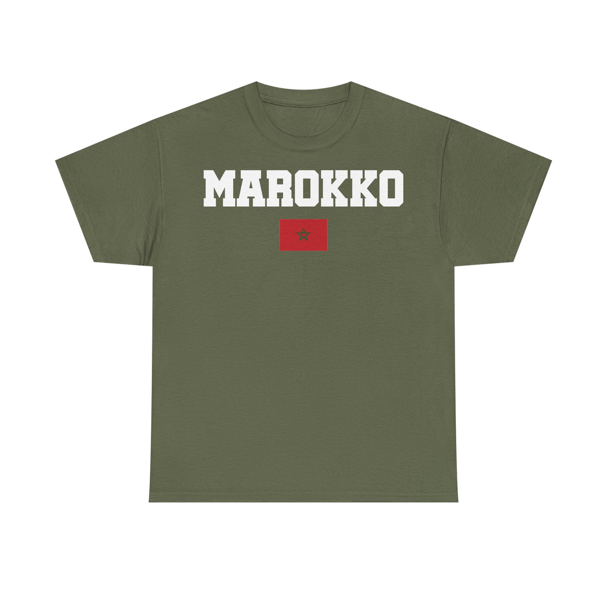 Marruecos Escudo Morocco Bandera Orgullo Fútbol Fan Deporte FIdea de regalo - Camiseta unisex
