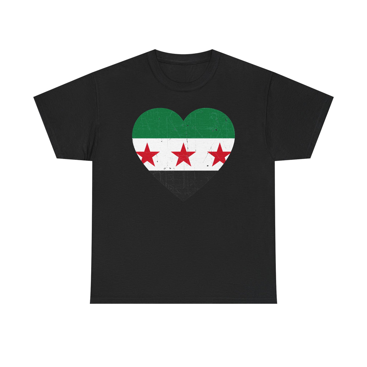 Syria Syrien Wappen Flagge Heimat Sport Fan Geschenkidee - Unisex T-Shirt