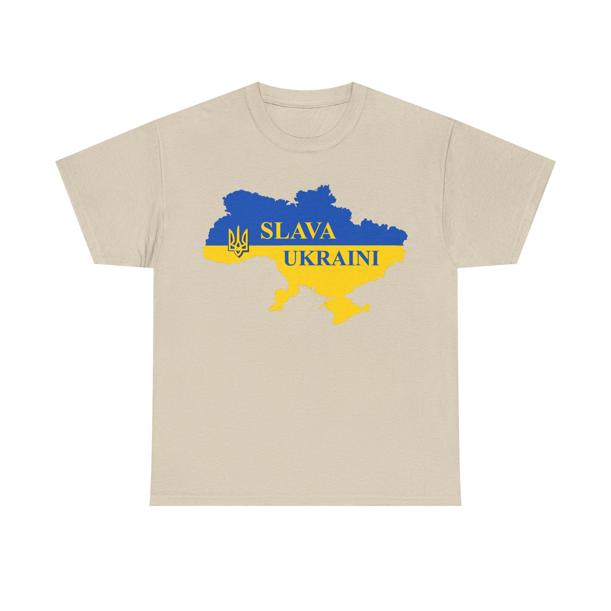 Bandiera e stemma dell'Ucraina Idea regalo Sport Tifoso Moda Vintage - T-shirt unisex